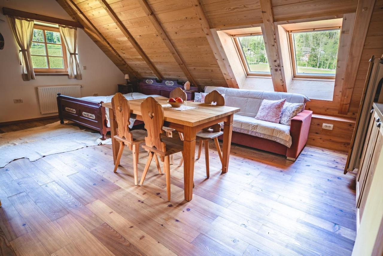 Villa Tourist Farm Senkova Domacija Zgornje Jezersko Exterior foto